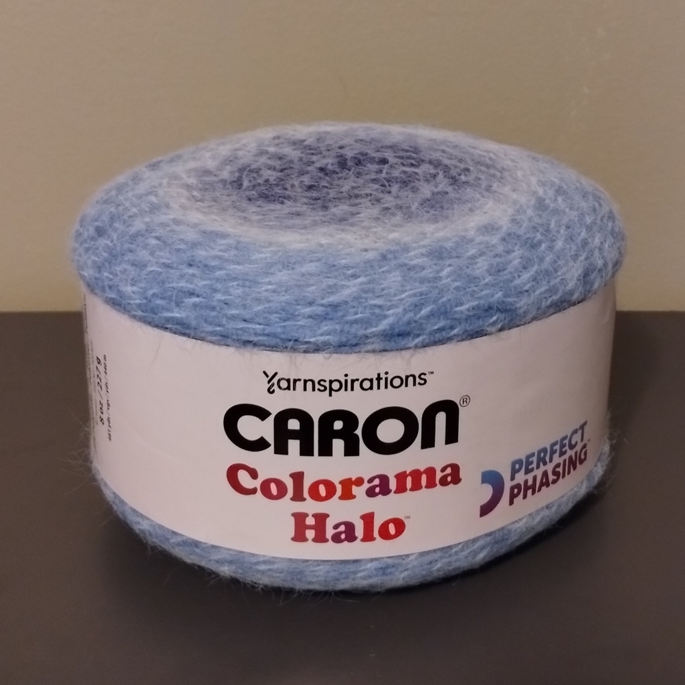 Caron Colorama Halo Yarn Bulky Acrylic Blend 227g 8oz 481 yds - Ultra Marine NEW